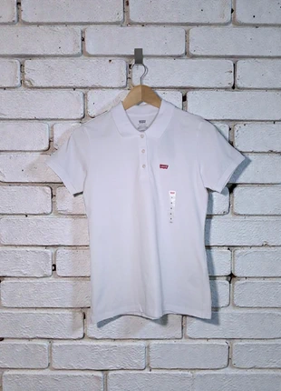 LEVI'S Housemark White Polo Shirt ~ Size Small(UK8/10), brand: Levi's, condition: New with tags, size: S / UK 8-10, £22.50, £24.33 includes Buyer Protection