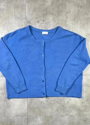 Cardigan American vintage bleu en laine col rond boutons bleus taille S, brand: American Vintage, condition: Very good, size: S / 36 / 8, €55.00, €58.45 includes Buyer Protection
