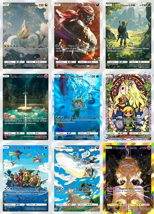 Set Premium Zelda Série 1 – 12 cartes custom holographiques – Collection 2025, marque: Collection, état: Neuf avec étiquette, 24,90 €, 26,85 € Protection acheteurs incluse