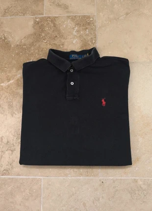 Polo Ralph Lauren homme taille L custom slim fit noir logo rouge excellent état, marca: Ralph Lauren, estado: Muito bom, tamanho: L, €29.99, €32.19 inclui Proteção do Comprador Pro