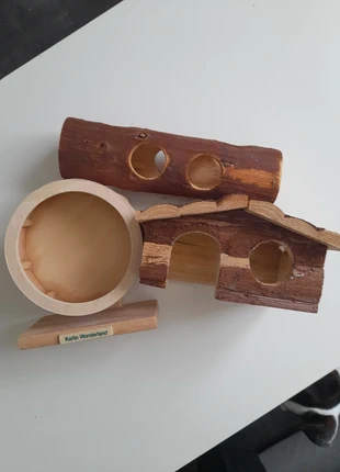 Lot en bois pour hamster, marque: aucune, état: Bon état, 10,00 €, 11,20 € Protection acheteurs incluse