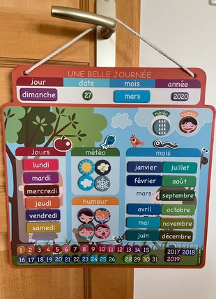 Agenda magnétique Janod, marque: Janod, état: Très bon état, taille: 3 ans / 98 cm, 8,00 €, 9,10 € Protection acheteurs incluse