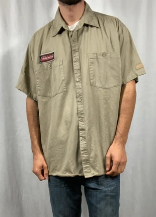 Chemise Dickies Beige et Bleu Workwear manches courtes taille XL, marque: Dickies, état: Bon état, taille: XL, 14,99 €, 16,44 € Protection acheteurs (Pro) incluse