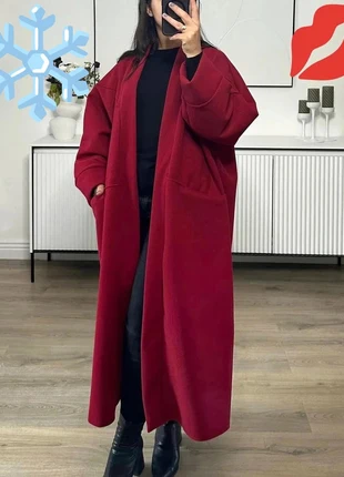 manteau laine bordeaux poches, brand: Boutique indépendante, condizioni: Ottime, taglia: L / IT 44 / EU 40, €25.00, €26.95 include la Protezione acquisti