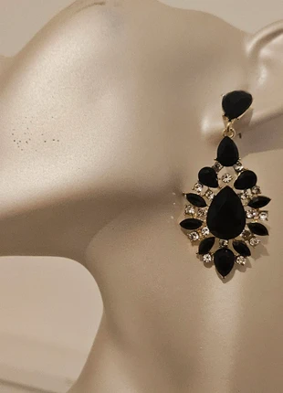 Boucles d'oreilles noir doré, marca: Noir, estado: Muito bom, €13.00, €14.35 inclui Proteção do Comprador