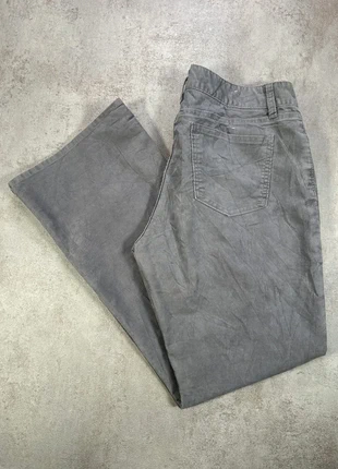 Pantalon Vintage En Velours Côtelé / Corduroy Gap gris + nervures fines + taille 14, brand: GAP, condition: Very good, size: XL / 42 / 14, €20.00, €21.70 includes Buyer Protection Pro