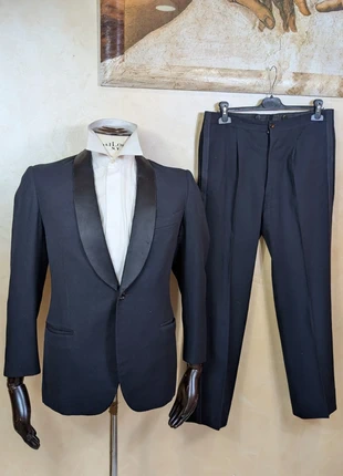 Domenico Caraceni Smoking Homme vintage anni 50 size | 48 |, marca: Caraceni, estado: Muito bom, tamanho: 48, €249.50, €262.68 inclui Proteção do Comprador