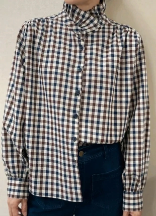 Chemise col froufrou victorien ecossais femme M 38 e, brand: it Hippie, condizioni: Ottime, taglia: M / IT 42 / EU 38, €32.90, €35.25 include la Protezione acquisti Pro