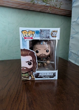 Funko Pop - Justice League - Aquaman - 205, merk: Funko Pop, staat: Nieuw zonder prijskaartje, maat: Universeel, € 12,00, € 13,30 inclusief Kopersbescherming
