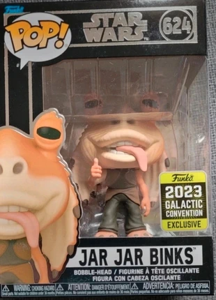 Jar jar binks star wars celebration 2023 funko pop galactic convention exclusive, marca: Funko, estado: Novo com etiquetas, tamanho: Tamanho único, €40.00, €42.70 inclui Proteção do Comprador