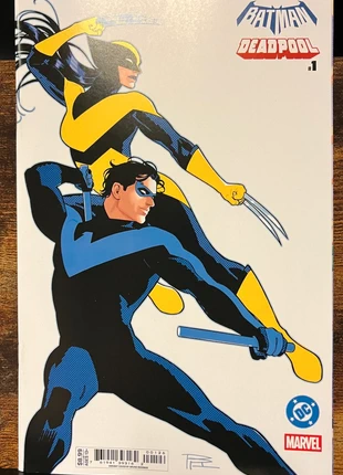Batman / Deadpool #1 Bruno Redondo Card Stock Variant Cover (DC Comics), staat: Heel goed, € 10,79, € 12,03 inclusief Kopersbescherming Pro