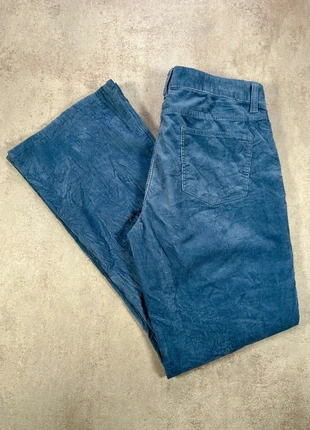 Pantalon Vintage En Velours Côtelé / Corduroy Talbots bleu clair ample long taille 10, marca: Vintage Dressing, estado: Muito bom, tamanho: M / 38 / 10, €12.00, €13.30 inclui Proteção do Comprador Pro