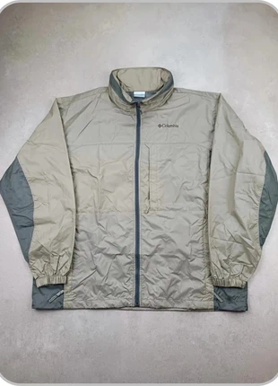 Imperméable Veste Coupe-vent Columbia logo brodé beige/kaki/gris taille XL, merk: Columbia, staat: Heel goed, maat: XL, € 23,00, € 24,85 inclusief Kopersbescherming Pro