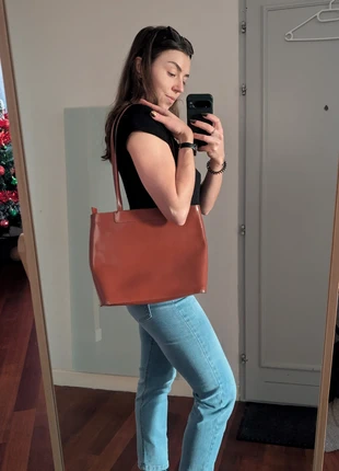 Sac Lamarthe Cuir Marron – Porté Épaule, Taille Moyenne, Parfait État + Pochette, brand: Lamarthe, condition: Very good, €60.00, €63.70 includes Buyer Protection