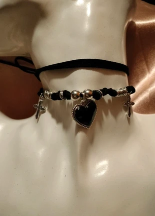 Collana regolabile con cuore stile punk dark goth yk2, marque: goth, état: Très bon état, 7,00 €, 8,05 € Protection acheteurs incluse
