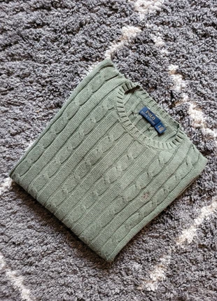 Pull torsadé vert Ralph Lauren | Taille S Femme, marque: Ralph Lauren, état: Neuf sans étiquette, taille: S, 50,00 €, 53,20 € Protection acheteurs incluse