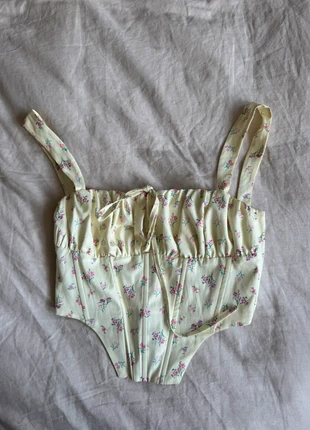 Bloemen korset top, marque: Vintage, état: Très bon état, taille: S / 36 / 8, 5,00 €, 5,95 € Protection acheteurs incluse