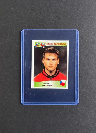 Pavel Nedved Rookie RC Sticker Panini Euro 96 Czech Republic, merk: Panini, staat: Nieuw zonder prijskaartje, € 1,99, € 2,79 inclusief Kopersbescherming