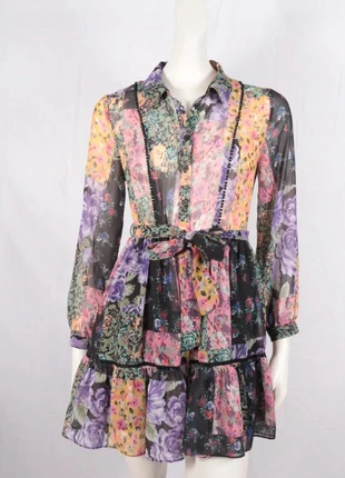 magnifique robe colorée neuve Zara taille M imprimé Patchwork, brand: Zara, condition: New with tags, size: M / 38 / 10, €15.00, €16.45 includes Buyer Protection