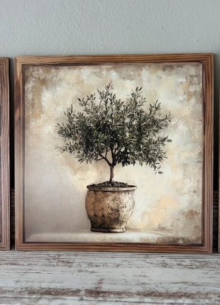 Mooi houten plaatje met opdruk, marque: olijfboompje, état: Neuf avec étiquette, 6,95 €, 8,00 € Protection acheteurs incluse