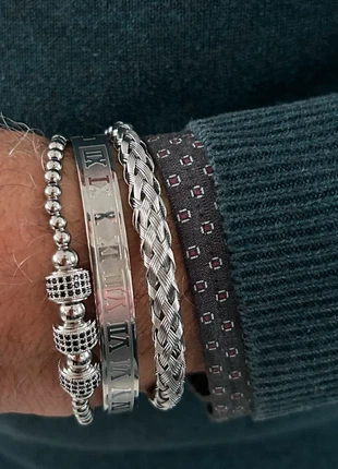 Heren armbanden 3 stuks, merk: Da Vinci, staat: Nieuw zonder prijskaartje, € 7,40, € 8,47 inclusief Kopersbescherming Pro