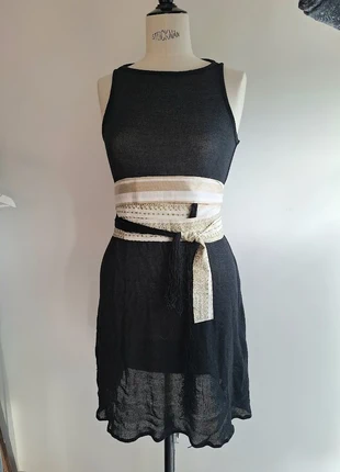 silk sash ann demeulemeester belt golden brocade and print, merk: Ann Demeulemeester, staat: Nieuw zonder prijskaartje, maat: Aanpasbaar, € 190,00, € 200,20 inclusief Kopersbescherming