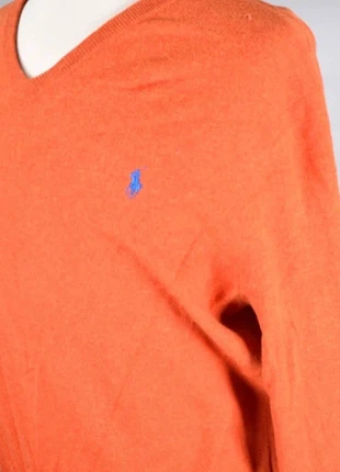 Pull Polo Ralph Lauren Col V Orange Laine Mérinos Taille XL, marque: Ralph Lauren, état: Bon état, taille: XL, 22,00 €, 23,80 € Protection acheteurs incluse