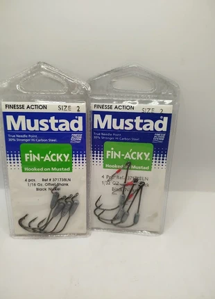 Mustad Fin-Äcky Finesse Action – Taille 2, marque: Mustad, état: Neuf sans étiquette, 5,00 €, 5,95 € Protection acheteurs incluse