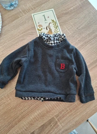 Joli pull chemise à carreaux taille 12 mois 🌸, zustand: Gut, größe: 9-12 Monate / 74, 3,00 €, 3,85 € inklusive Vinted-Käuferschutz