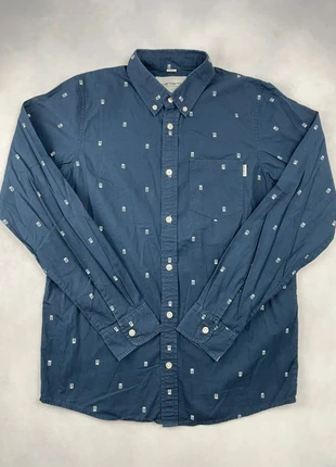 Chemise Carhartt Bleu marine à motif manche longue Très bon état Homme Taille S été vintage, marca: Carhartt, estado: Muy bueno, tamaño: S, 13,00 €, 14,35 € Protección al comprador Pro incluida