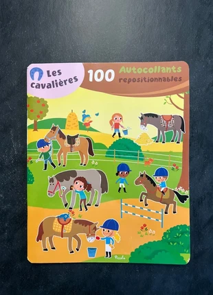 100 autocollants repositionnables - les cavalières, état: Neuf avec étiquette, 2,50 €, 3,33 € Protection acheteurs (Pro) incluse