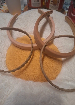 Lot de serre-têtes beige/marron – motifs variés, marque: Rose, état: Très bon état, 3,00 €, 3,85 € Protection acheteurs incluse