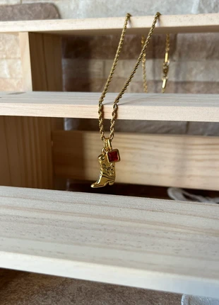 Collana placcata in oro 18k con zircone, brand: ORO, condizioni: Nuovo senza cartellino, €12.00, €13.30 include la Protezione acquisti