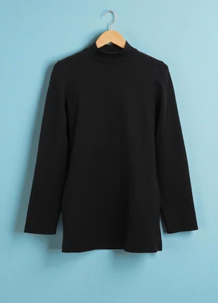 COS – Premium & Elegant Black Wool Sweater with Round Neck – M 👜, marque: COS, état: Très bon état, taille: M / 38 / 10, 44,90 €, 47,85 € Protection acheteurs incluse