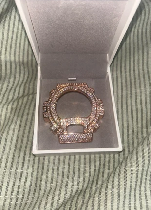 Moissanite Rose Gold Iced Out Watch Bezel, marque: G-Shock, état: Très bon état, taille: Taille unique, 100,00 €, 105,70 € Protection acheteurs incluse