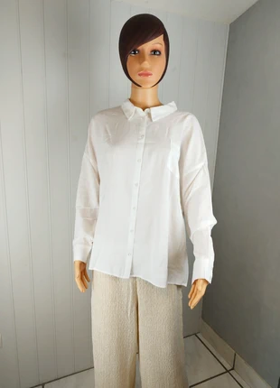 Chemise écru neuve Grain de Malice taille 48, marque: Grain de Malice, état: Neuf avec étiquette, taille: 4XL / 48 / 20, 12,00 €, 13,30 € Protection acheteurs (Pro) incluse