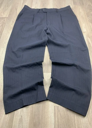 Pantalon de costume W32 bleu marine coupe droite larges baggy loose straight vintage y2k, marque: Vintage Dressing, état: Très bon état, taille: W32 | FR 42, 12,99 €, 14,34 € Protection acheteurs (Pro) incluse