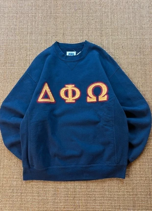 Russell Athletic crewneck marine grecques ΔΦΩ fraternité universitaire USA 90s 2000s L mixte #0270, marke: Russell Athletic, zustand: Sehr gut, größe: L, 34,30 €, 36,72 € beinhaltet Vinted-Käuferschutz Pro