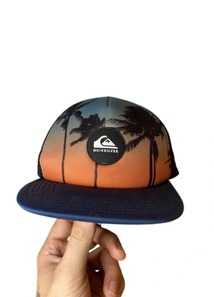 Casquette Quiksilver palmier coucher de soleil – Taille 53 cm, marque: Quiksilver, état: Très bon état, taille: 53, 8,00 €, 9,10 € Protection acheteurs incluse