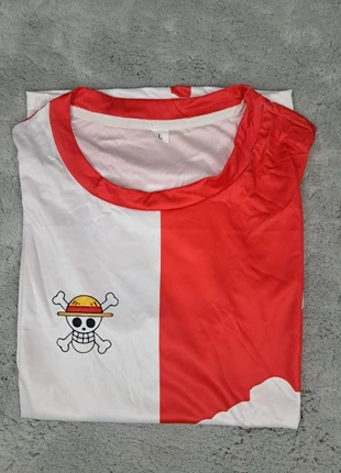 T-shirt One piece rouge et blanc,Taille L, brand: OnePiece, condizioni: Ottime, taglia: L, €15.00, €16.45 include la Protezione acquisti