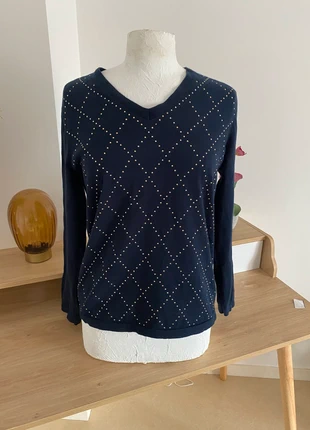 Pull Tommy Hilfiger 100 % coton femme, marke: Tommy Hilfiger, zustand: Gut, größe: L / 40 / 12, 12,00 €, 13,30 € inklusive Vinted-Käuferschutz