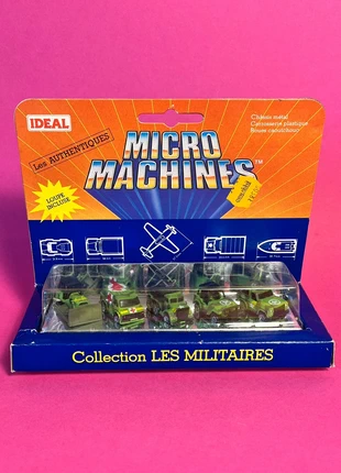 Micro Machines vintages sous blister Action : Collection " Les Militaires " Galoob / Ideal 1987, marca: Galoob, estado: Nuevo sin etiquetas, tamaño: Talla única, 45,00 €, 47,95 € Protección al comprador Pro incluida