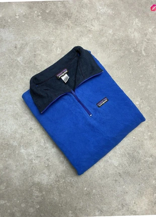 Polaire Patagonia bleu et bleu marine – homme taille L – 100 % polyester, marque: Patagonia, état: Très bon état, taille: L, 60,00 €, 63,70 € Protection acheteurs (Pro) incluse