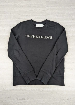 Sweat Calvin Klein Jeans noir – logo blanc – taille XS, marque: Calvin Klein, état: Très bon état, taille: XS, 15,00 €, 16,45 € Protection acheteurs incluse