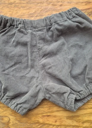 Bloomer en velours gris bébé, marque: Fait Main, état: Très bon état, taille: 1-3 mois / 56 cm, 3,00 €, 3,85 € Protection acheteurs incluse