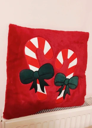 Dekokissen Kissen Home pillow Zuckerstangen Weihnachten, brand: NO LABEL, condizioni: Ottime, taglia: 45 x 45 cm, €13.00, €14.35 include la Protezione acquisti
