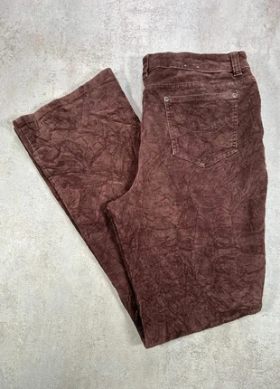 Pantalon Vintage En Velours Côtelé / Corduroy St John's Bay bordeaux texturé taille 12, brand: Vintage Dressing, condition: Very good, size: XL / 42 / 14, €10.00, €11.20 includes Buyer Protection Pro