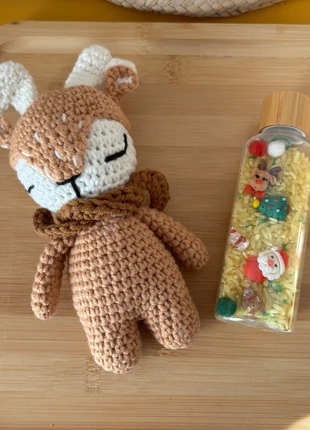 Bouteille sensorielle et son hochet, marca: le jardin des poussins, estado: Nuevo con etiquetas, tamaño: 6-9 meses / 68 cm, 18,00 €, 19,60 € Protección al comprador Pro incluida