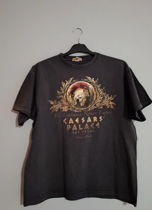 Tee-shirt marron imprimé Caesars Palace, état: Très bon état, taille: L, 7,00 €, 8,05 € Protection acheteurs incluse