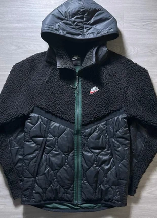 Veste polaire Nike sherpa matelassé / noir Logo brodé / Taille XS, brand: Nike, condition: Very good, size: XS, €65.00, €68.95 includes Buyer Protection